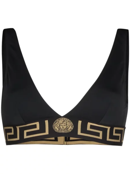 Bikini Versace z nadrukiem czarny