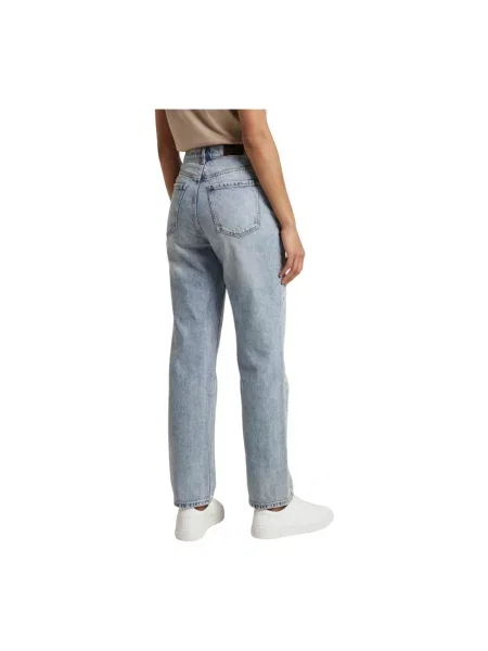 Szerokie jeansy Armani Exchange niebieskie