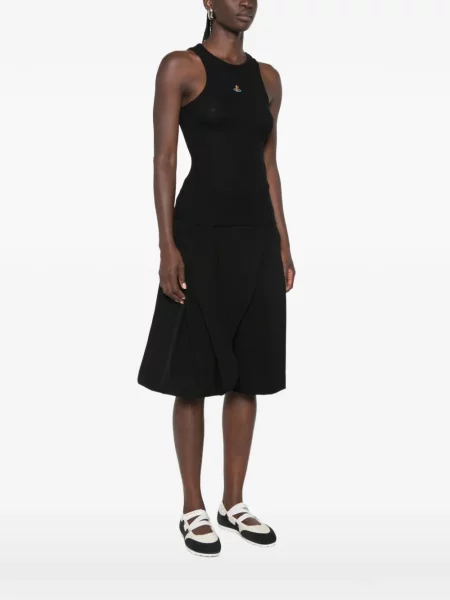 Топ Vivienne Westwood бродиран черно