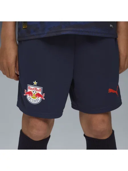 PUMA Młodzieżowe szorty FC Bull Salzburg Odzież Niebieski czerwony