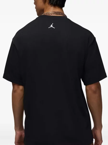 Tricou Nike retro cu imagine cu model paisley negru