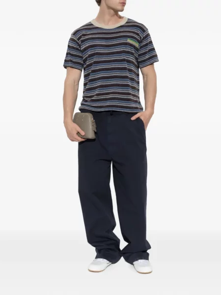 Pantaloni Mm6 Maison Margiela albastru