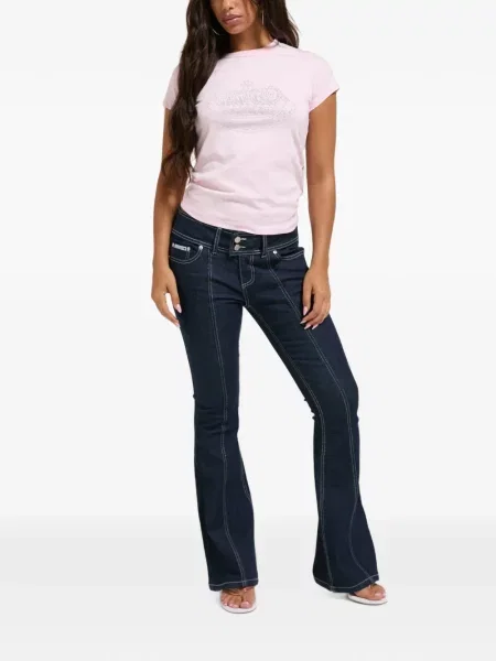 Tricou Juicy Couture cu tepi roz