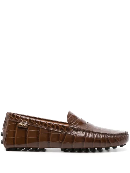 Pantofi loafer Tod's din piele maro
