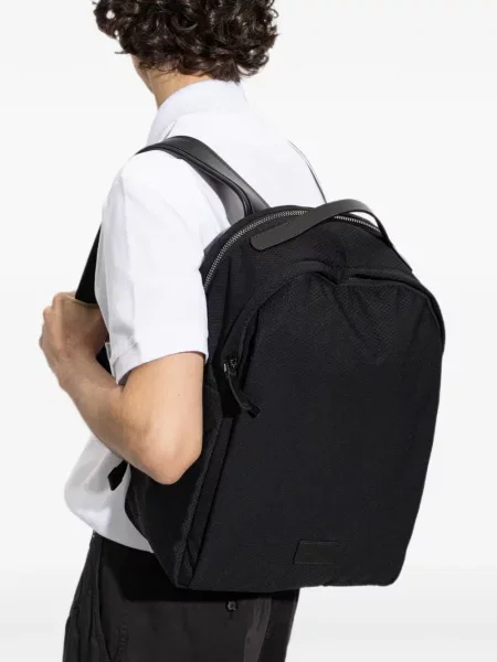 Rucsac Giorgio Armani plasă cu autograf negru