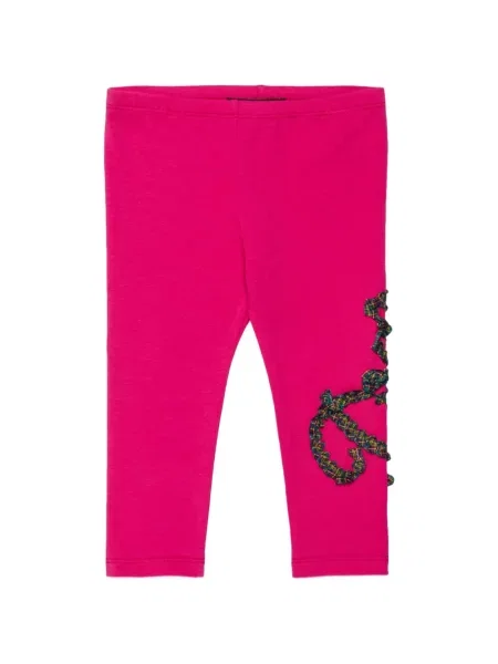 Legginsy dziecięce Dsquared2 różowe