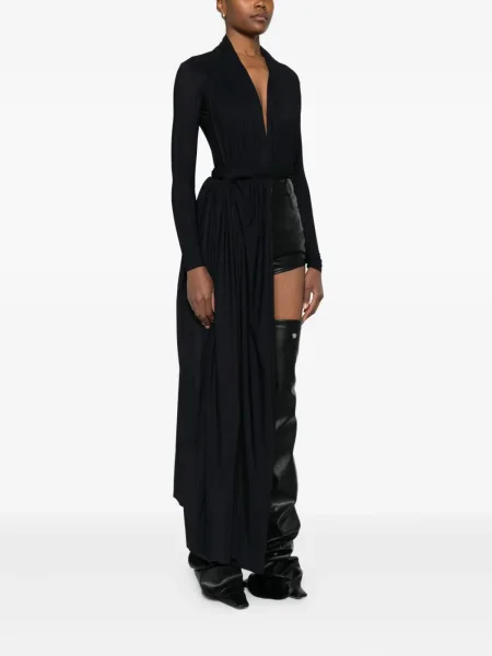 Rochie mini Balenciaga drapată negru