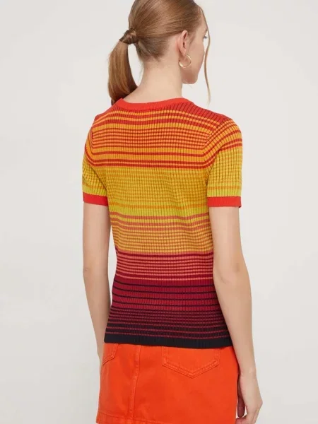 Desigual sweter DUBAI pomarańczowy