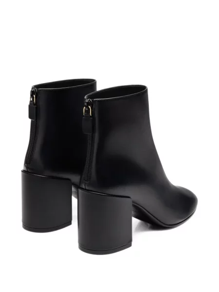 Кожени боти до глезена Stuart Weitzman черно
