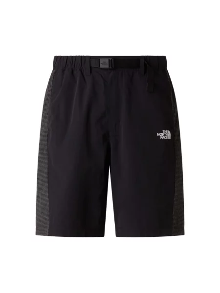 Szorty z logo i pasek The North Face czarne