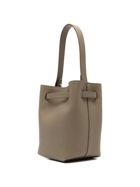 Geantă Longchamp din piele verde