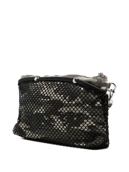Clutch Secret Pon Pon με σχέδιο από διχτυωτό παραλλαγής πράσινο