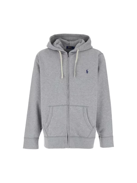 Bluza z kapturem Polo Ralph Lauren z kapturem szara