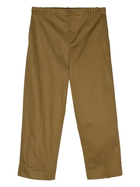 Pantaloni chino Maison Kitsune verde