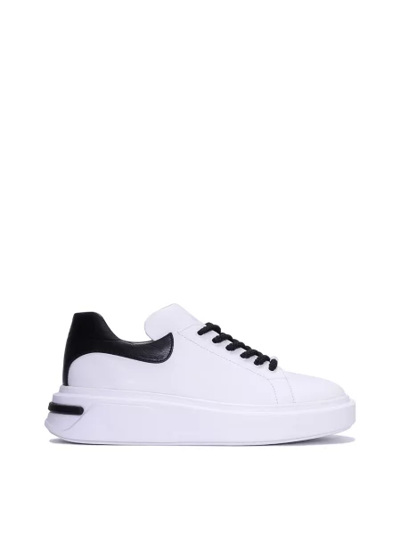 Кожаные кеды Alex Bell белые