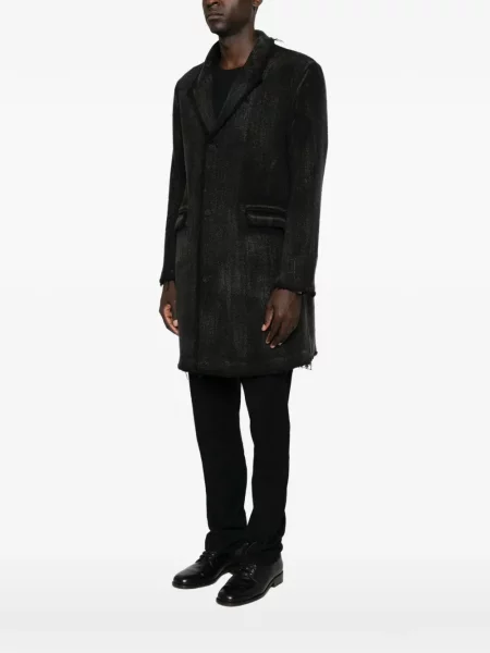 Palton Avant Toi din piele negru