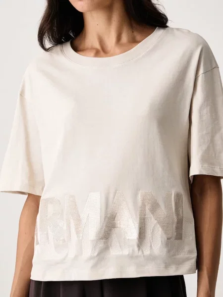 Armani Exchange női póló bézs
