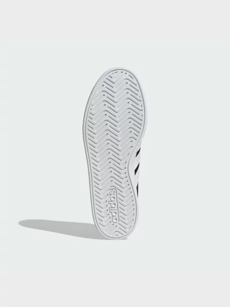 Кожаные кеды Adidas черные