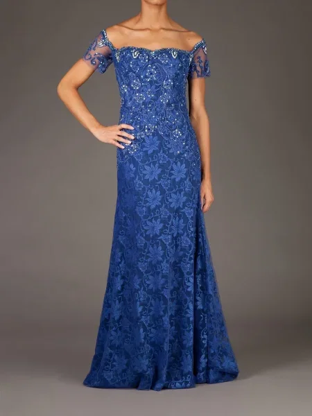 Rochie Georges Mak de costum albastru