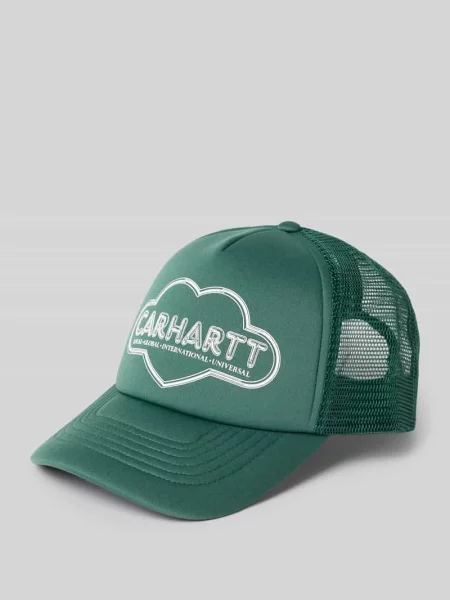 Czapka z daszkiem trucker z nadruk z logo model Cloud Heart' Carhartt Work In Progress zielona