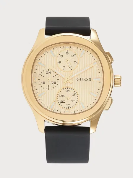 GUESS Ceas analogic PALMER auriu negru