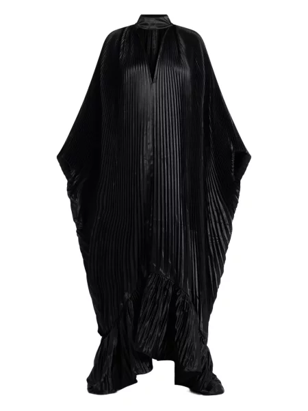 Rochie L'idée cu volane plisată de costum negru