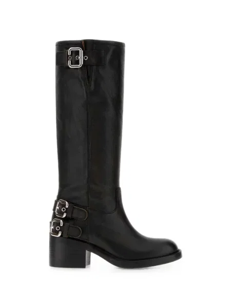 Botine Chloé cu cataramă negru