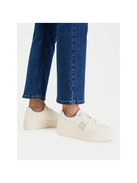 Nine West Sneakersy Kremowy
