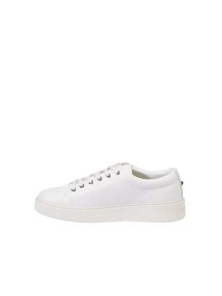 Sneakersy Karl Lagerfeld skórzane białe