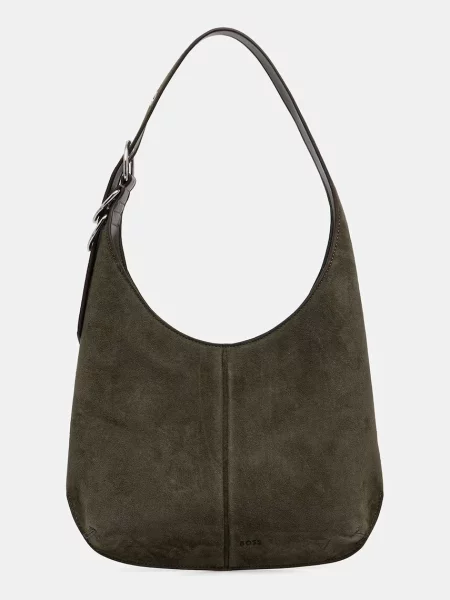 BOSS geantă pentru femei CLARICE HOBO SU verde