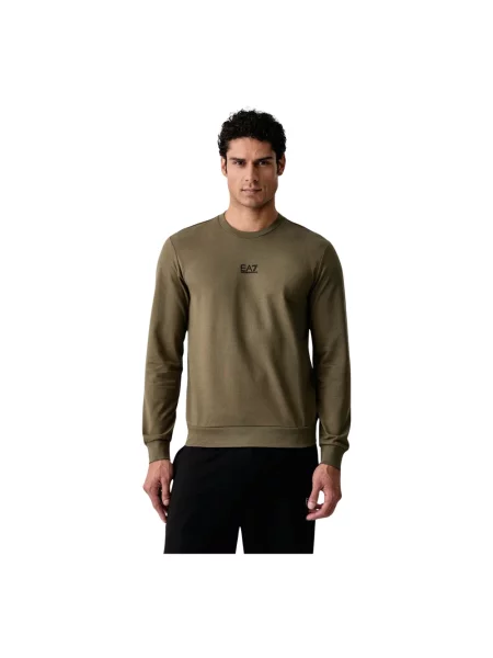 Bluza nierozpinana Emporio Armani Ea7 zielona