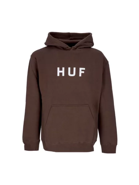 Bluza Huf z logo brązowa