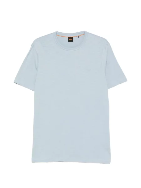Tricou Boss cu decolteu rotund albastru