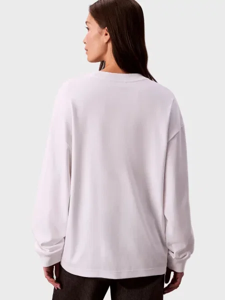 Лонгслив Calvin Klein Jeans белый