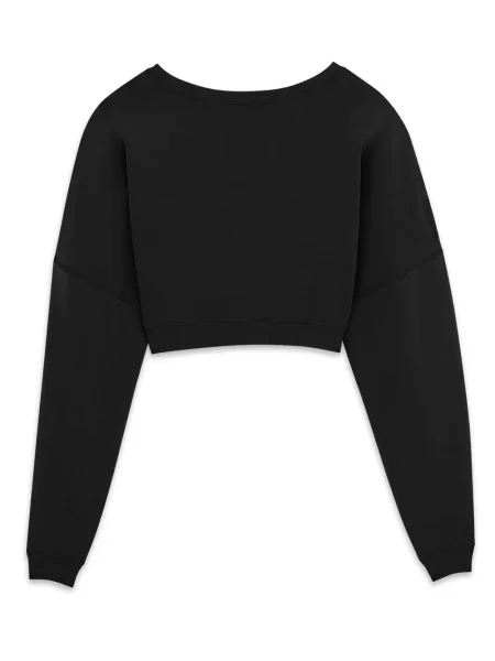 Bluza Saint Laurent o krotszym kroju czarna