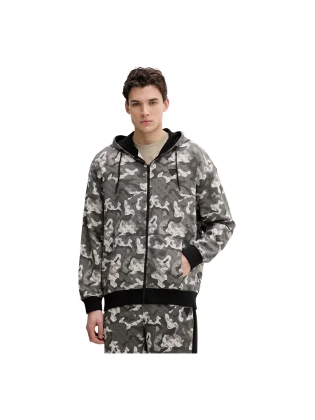 Bluza z kapturem Guess szara