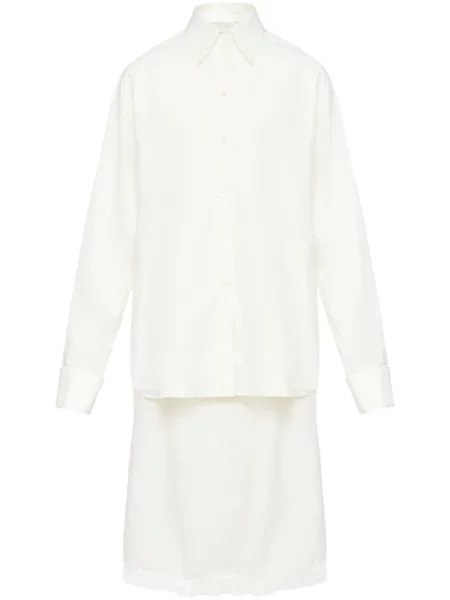 Sukienka koszulowa Mm6 Maison Margiela do kolan garniturowa