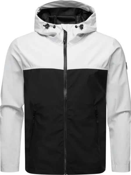 Ragwear Geacă funcțională negru alb