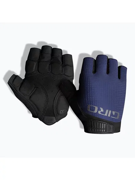 Мъжки ръкавици за колоездене Giro Bravo Gel II midnight синьо
