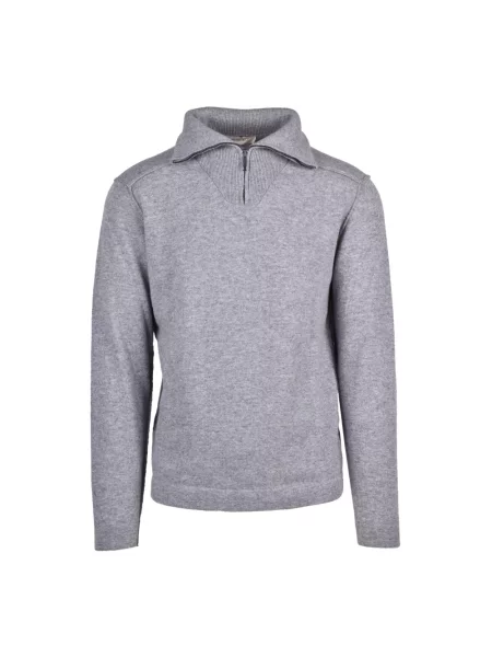 Kardigan Wool & Co wełniany szary