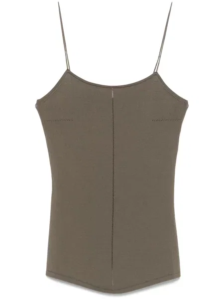 Top Lemaire tricotate verde