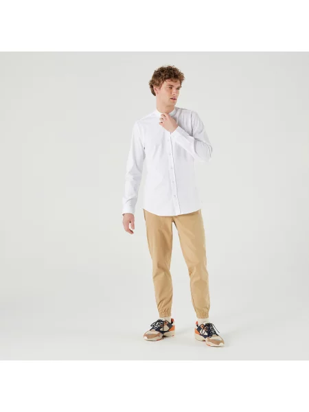 Lacoste Koszula Tkana Lacoste biała