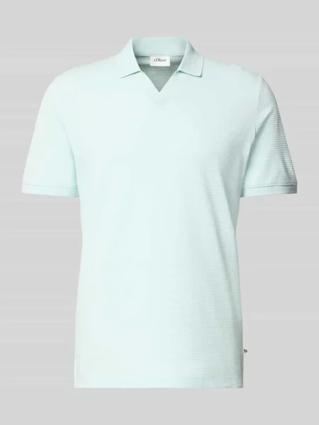 Koszulka polo o kroju regular fit z mieszanki bawełny S.oliver Red Label
