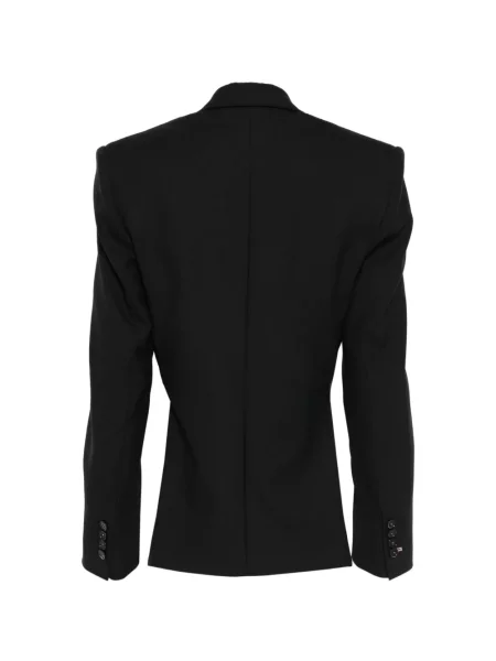 Sacou Stella Mccartney cu două rânduri de nasturi negru