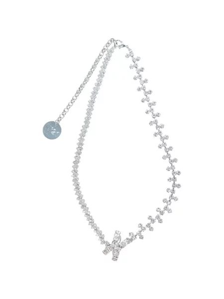Colier N°21 de cristal argintiu