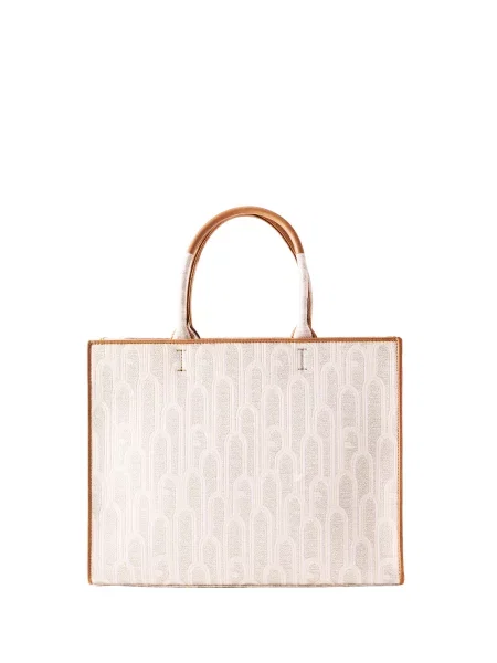 FURLA Shopper torba OPPORTUNITY / pastelno zelena / roza bež