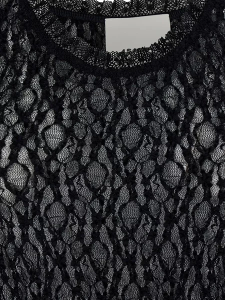 Lung rochie Isabel Marant tricotate negru