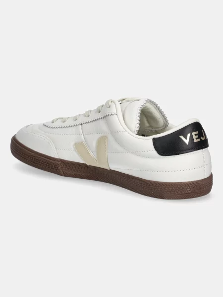 Кожаные кроссовки Veja белые