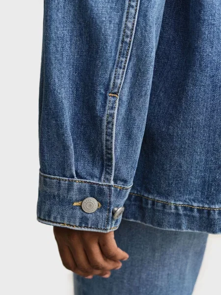 Джинсова куртка Gant синя