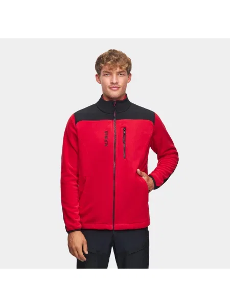 Bluza polarowa turystyczna Alpinus Caen czarna